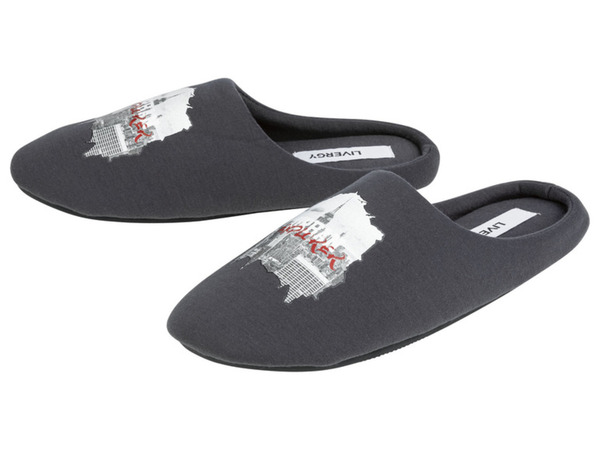 Bild 2 von LIVERGY® Herren Hausschuhe mit Innenfutter aus Textil