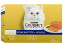 Bild 2 von Gourmet Gold Feine Pastete mit Huhn, Rind, Thunfisch und Truthahn, 4 x 12 x 85 g