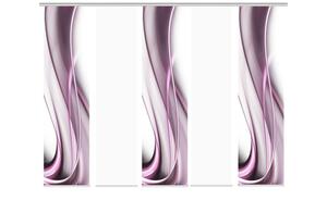 Schiebevorhang Set 5tlg. lila/violett Maße (cm): B: 60 H: 245 Gardinen & Sichtschutz