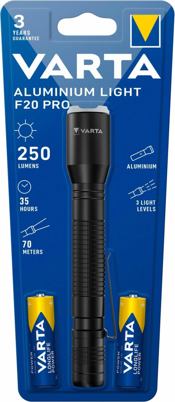 Bild 1 von VARTA Taschenlampe »Aluminium Light F20 Pro« (1-St)