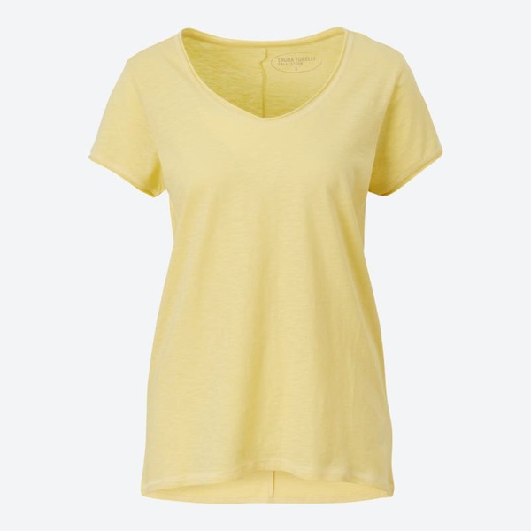 Bild 1 von Damen-T-Shirt aus reiner Baumwolle