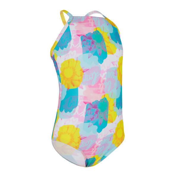 Bild 1 von Badeanzug Mädchen 100 Hanalei gelb/blau/rosa
