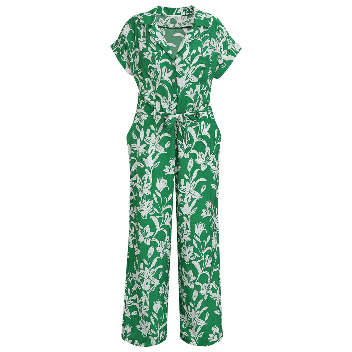 Bild 1 von Damen Jumpsuit mit Bindegürtel
