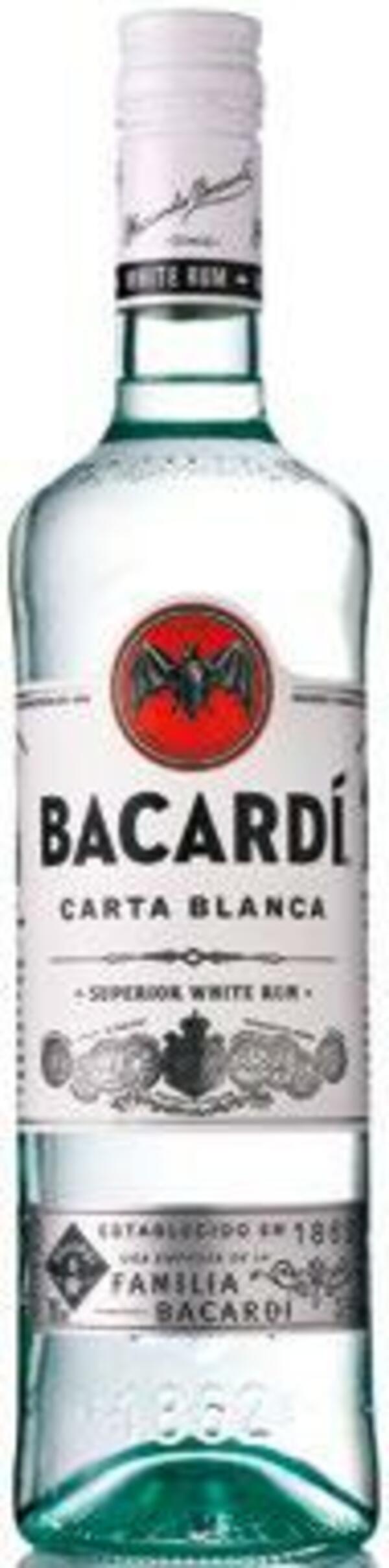 Bild 1 von Bacardi Carta Blanca, Spiced oder Razz