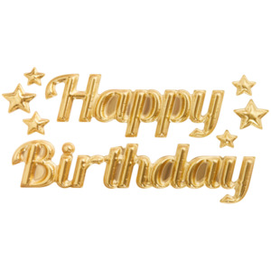 Party Universe Fenstersticker Happy-Birthday-Ballon