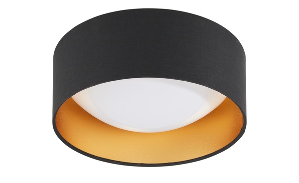 Bild 1 von LED-Deckenleuchte, 1-flammig, schwarz/goldfarben