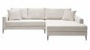 Bild 1 von Ecksofa Cordbezug creme 276 x 173 cm - SUMMER