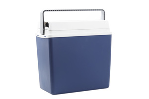 Kühlbox von 1, 12 V, ca. 21 Liter Fassungsvermögen, Blau/Weiß, 1 Stück