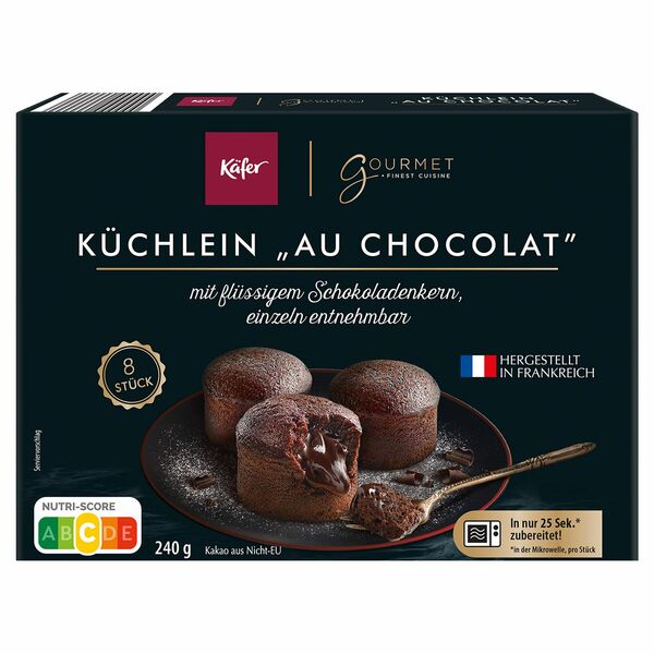 Bild 1 von KÄFER X GOURMET FINEST CUISINE Küchlein "Au Chocolat" 240 g