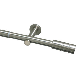 Stilgarnitur Zylinder 25/22mm, ca. 100-190cm, edelstahloptik