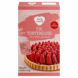BACK FAMILY Fix-Tortenguss Erdbeer 150 g