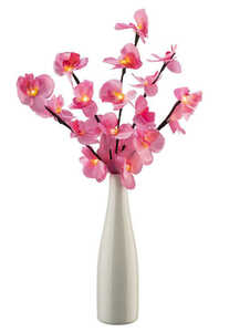 LIV&BO® Deko-Vase mit LED-Leuchtzweig