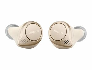 Jabra Elite 75t, Wireless In-Ear-Kopfhörer, Bluetooth, ANC, USB-C, gold/beige