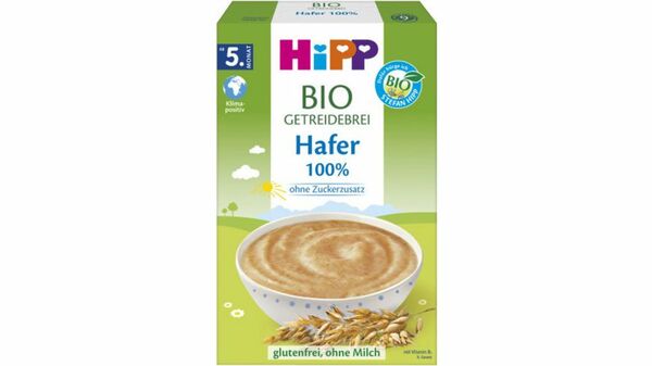 Bild 1 von HiPP Bio-Getreidebrei 100% Hafer
