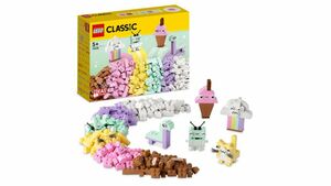 LEGO Classic 11028 Pastell Kreativ-Bauset, Bausteine für Kinder ab 5+