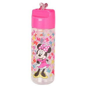 Minnie Maus Trinkflasche mit Strohhalm