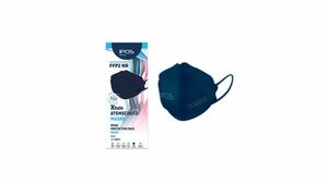 IPOS FFP2 NR Xhale Atemschutz-Maske blau