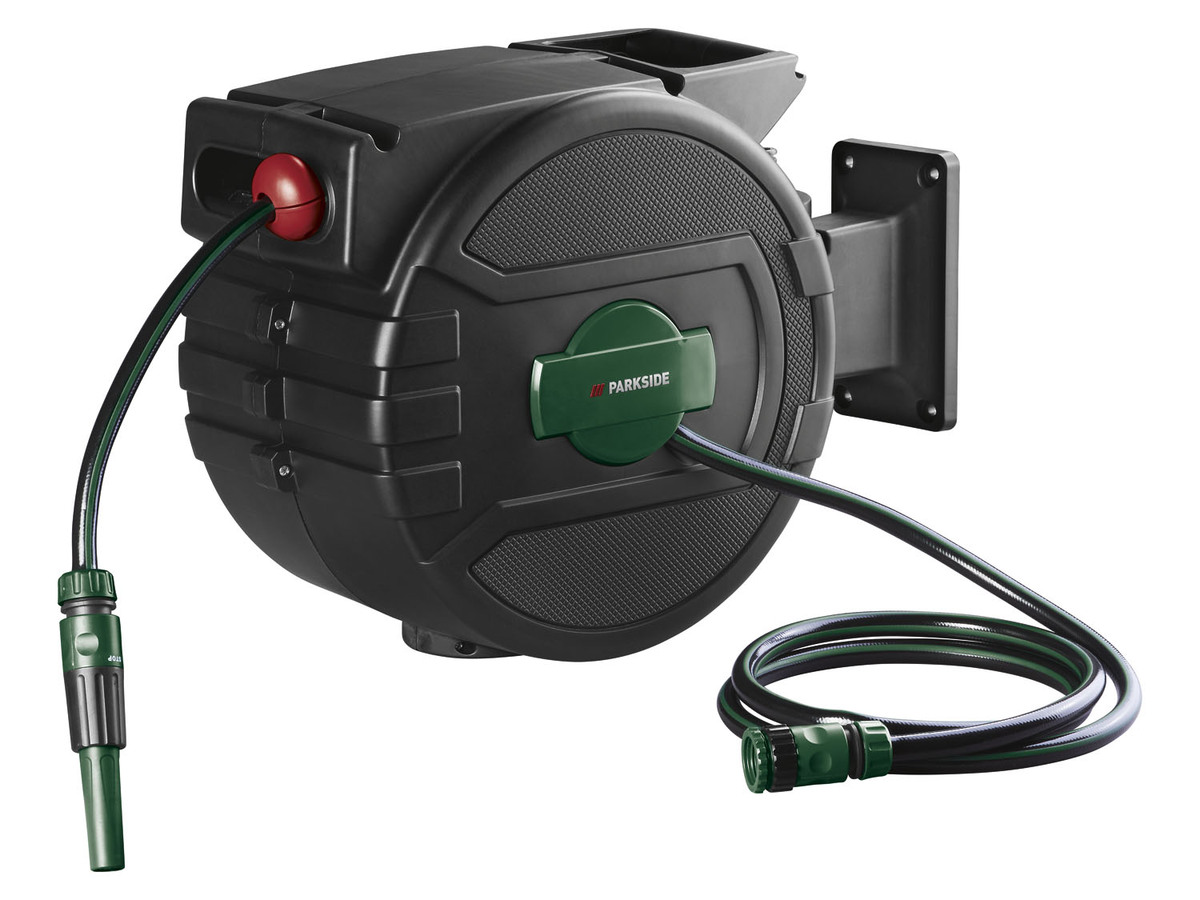 Bild 1 von PARKSIDE® Automatik-Wand-Schlauchaufroller, 25 m
