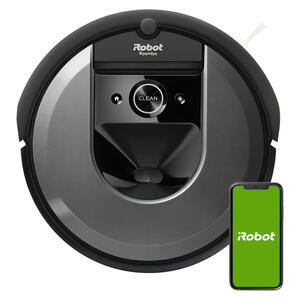 iRobot Saugroboter Roomba i7 grau schwarz Kunststoff H/D: ca. 9x34 cm