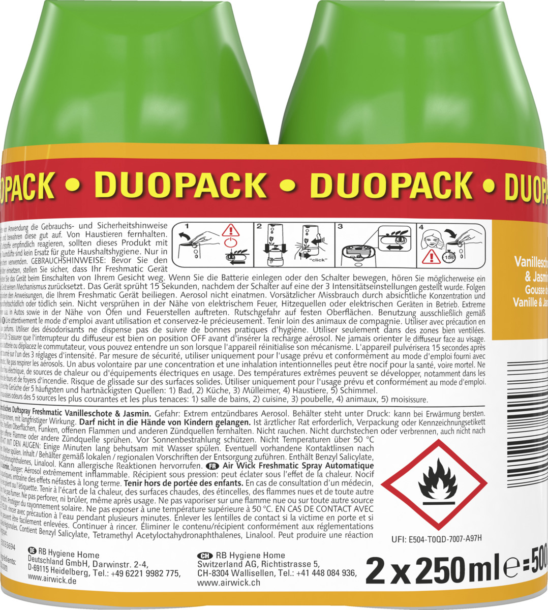 Bild 4 von Air Wick Freshmatic Max Nachfüller Duopack Frühlingstraum Vanilleschote & Jasmin