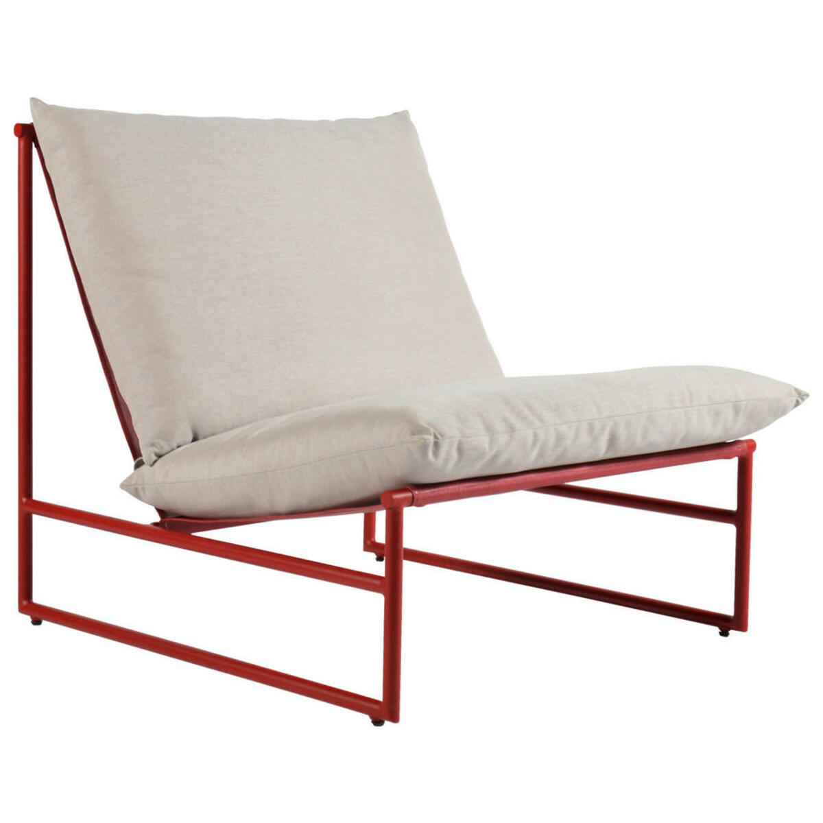 Bild 1 von Amatio LOUNGESESSEL Rot, Hellgrau