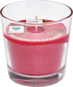 Rubin Licht Duft im Glas Erdbeer-Rhabarber
