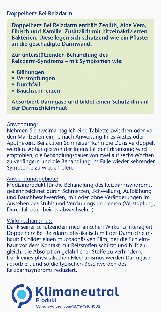 Bild 4 von Doppelherz aktiv Bei Reizdarm Tabletten