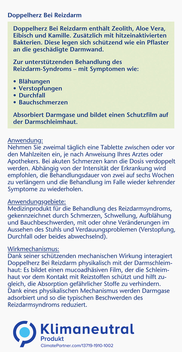 Bild 4 von Doppelherz aktiv Bei Reizdarm Tabletten