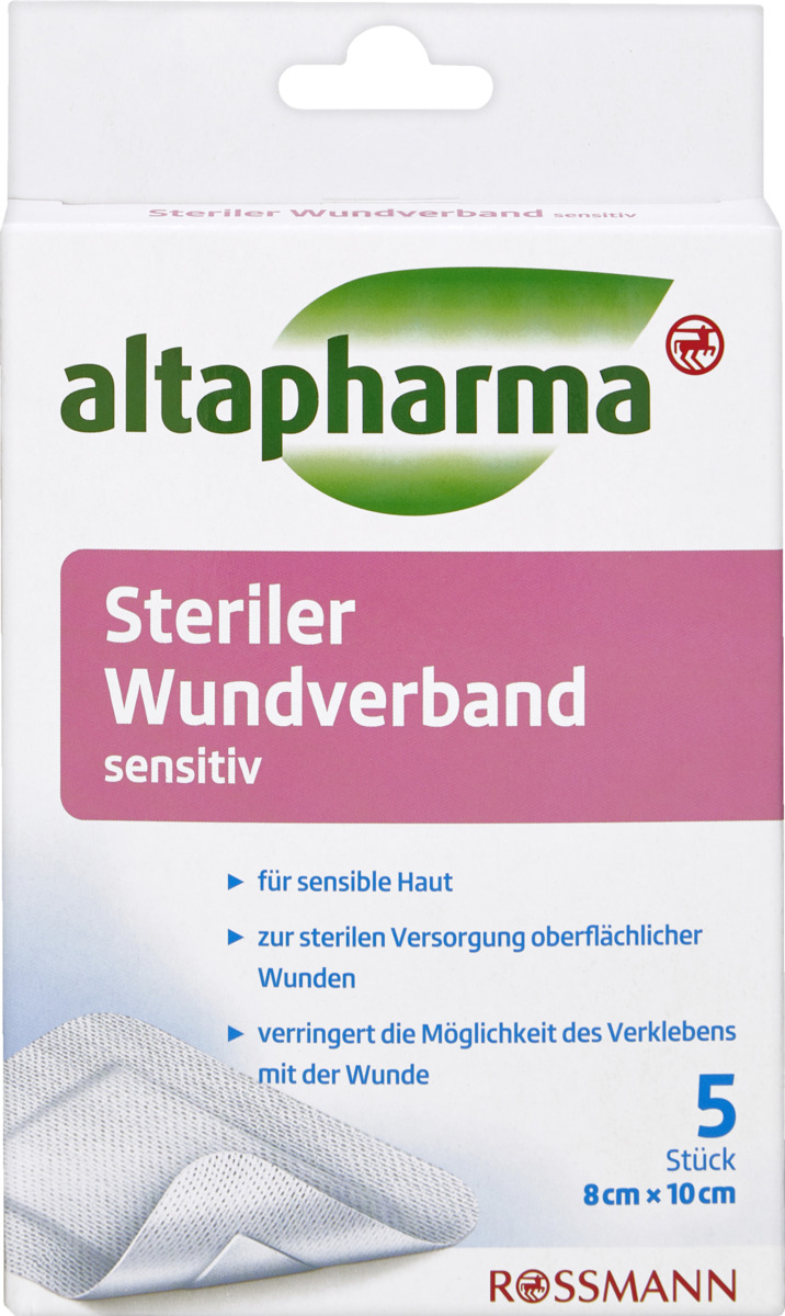 Bild 1 von altapharma Steriler Wundverband sensitiv