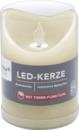 Bild 1 von Rubin Licht LED Kerze bewegliche Flamme 10cm creme