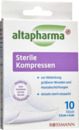 Bild 1 von altapharma Sterile Kompressen