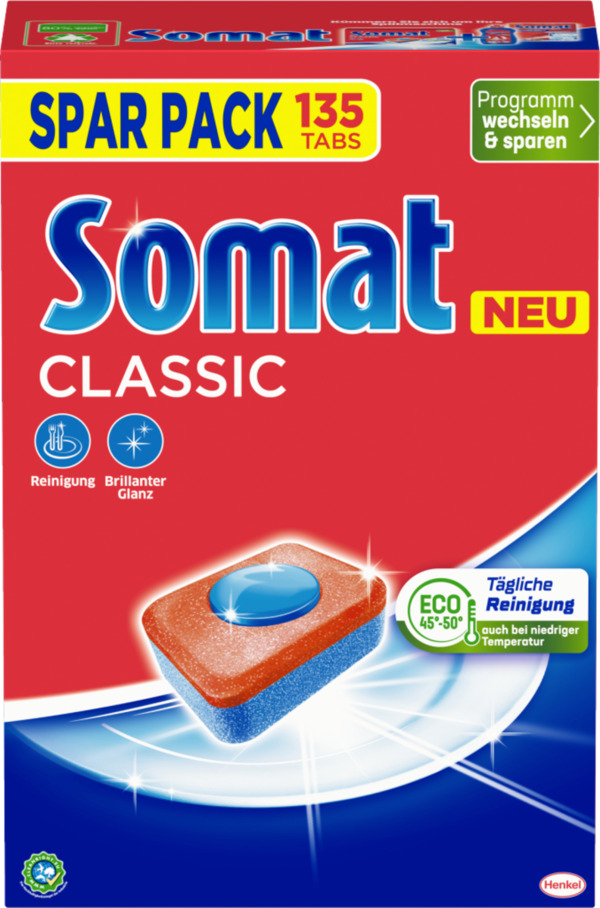Bild 1 von Somat Tabs Classic Geschirrspültabs Spar Pack