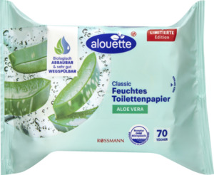 alouette Classic Feuchtes Toilettenpapier Aloe Vera