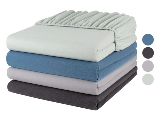 Bild 1 von LIVARNO home Feinbiber Spannbettlaken, 140-160 x 200 cm