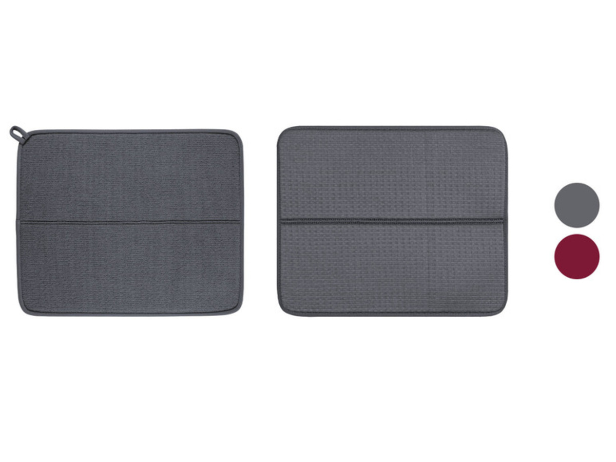 Bild 1 von LIVARNO home Geschirr-/ Abtropfmatte, 2 Stück, nachhaltiges Färbeverfahren