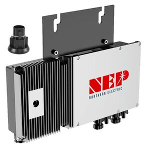 NEP Solar Micro-Wechselrichter für Balkonkraftwerk - Mit 600 W für 2 Solarmodulen - Powerline, IP67