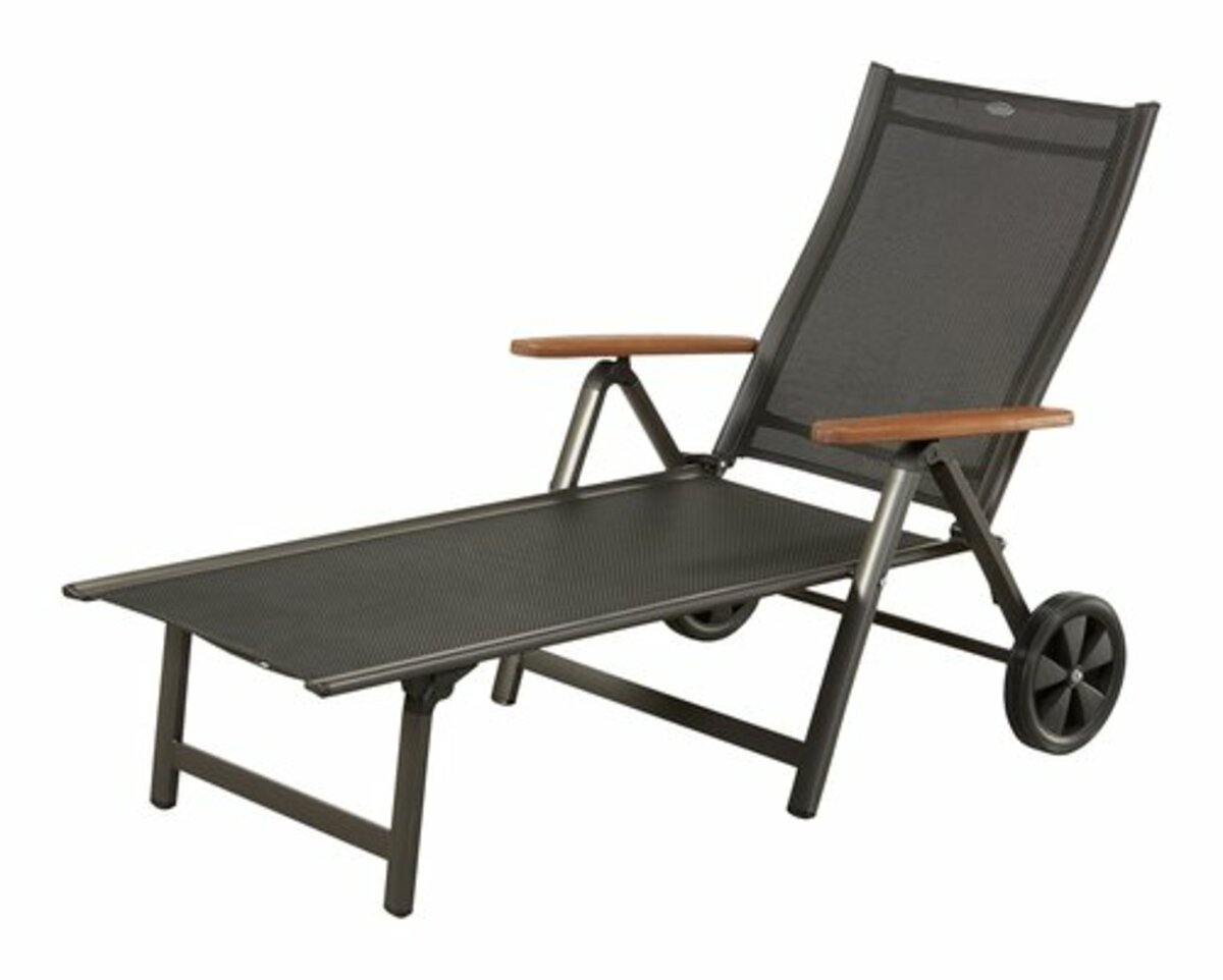 Bild 1 von Sonnenliege KARLSHAMN B81xL190 dkl. grau