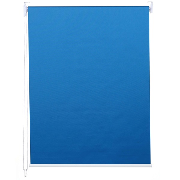 Bild 1 von Rollo MCW-D52, Fensterrollo Seitenzugrollo Jalousie, Sonnenschutz Verdunkelung blickdicht 110x230cm ~ blau
