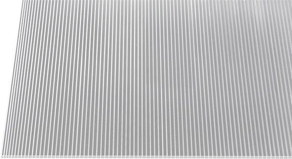 Bild 1 von Gutta Polycarbonat-Doppelstegplatte 250 x 98 cm 6 mm klar
