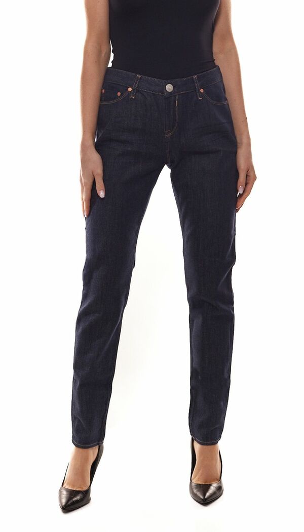Bild 1 von Herrlicher SuperSlim Jeans modische Damen Skinny-Hose 5-Pocket Hose Dunkelblau