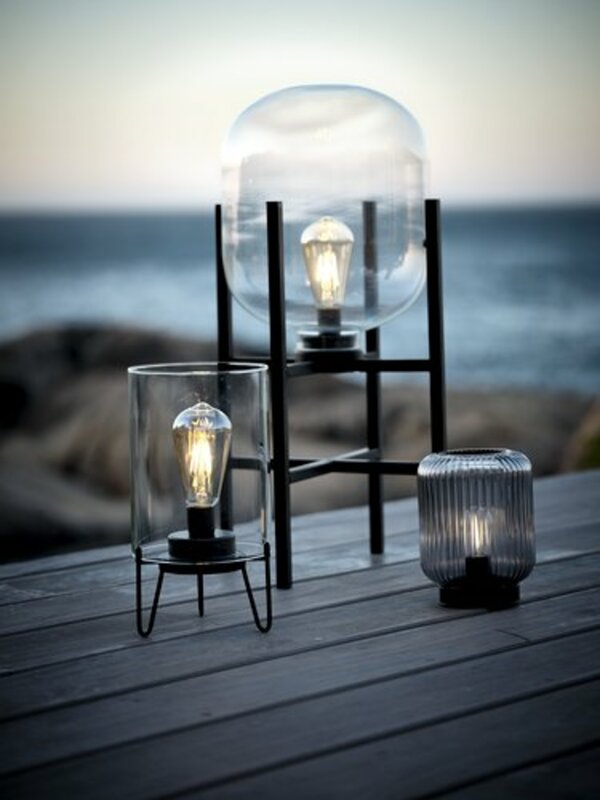 Bild 2 von Dekoleuchte SIMMA Ø13xH17 rauchig