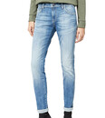 Bild 1 von REPLAY Katewin Slim-Fit Denim-Hose schicke Damen Jeans mit Destroyed-Effekten Blau