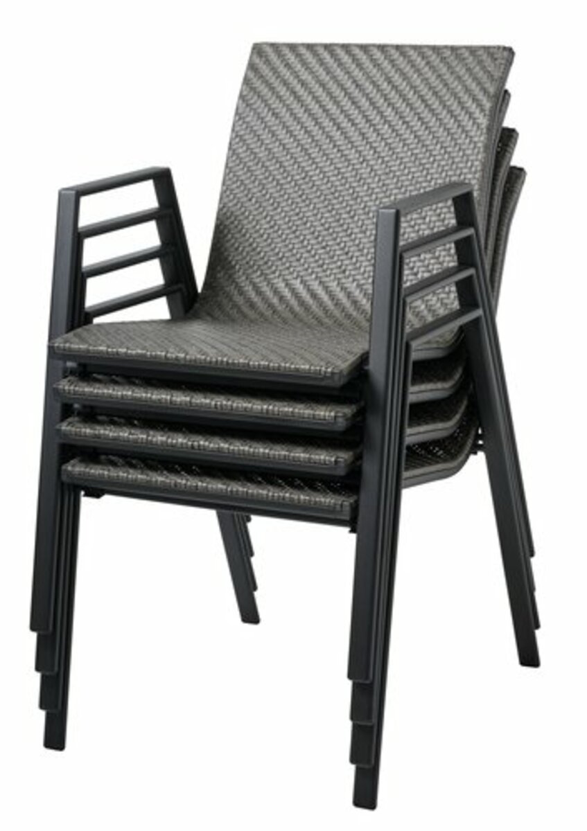 Bild 3 von Stapelstuhl DOVERODDE grau