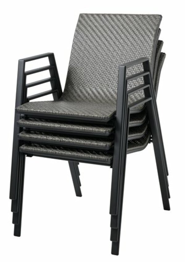 Bild 3 von Stapelstuhl DOVERODDE grau