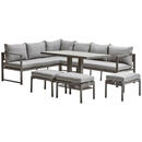 Bild 1 von Ambia Garden DINING-LOUNGESET Grau, Anthrazit