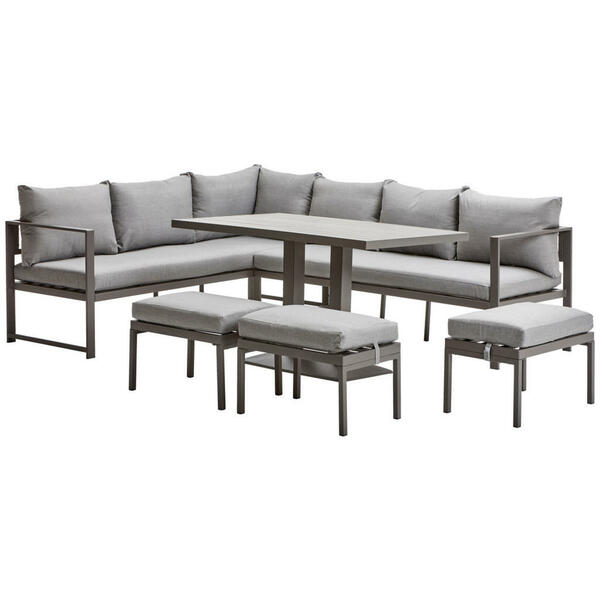 Bild 1 von Ambia Garden DINING-LOUNGESET Grau, Anthrazit