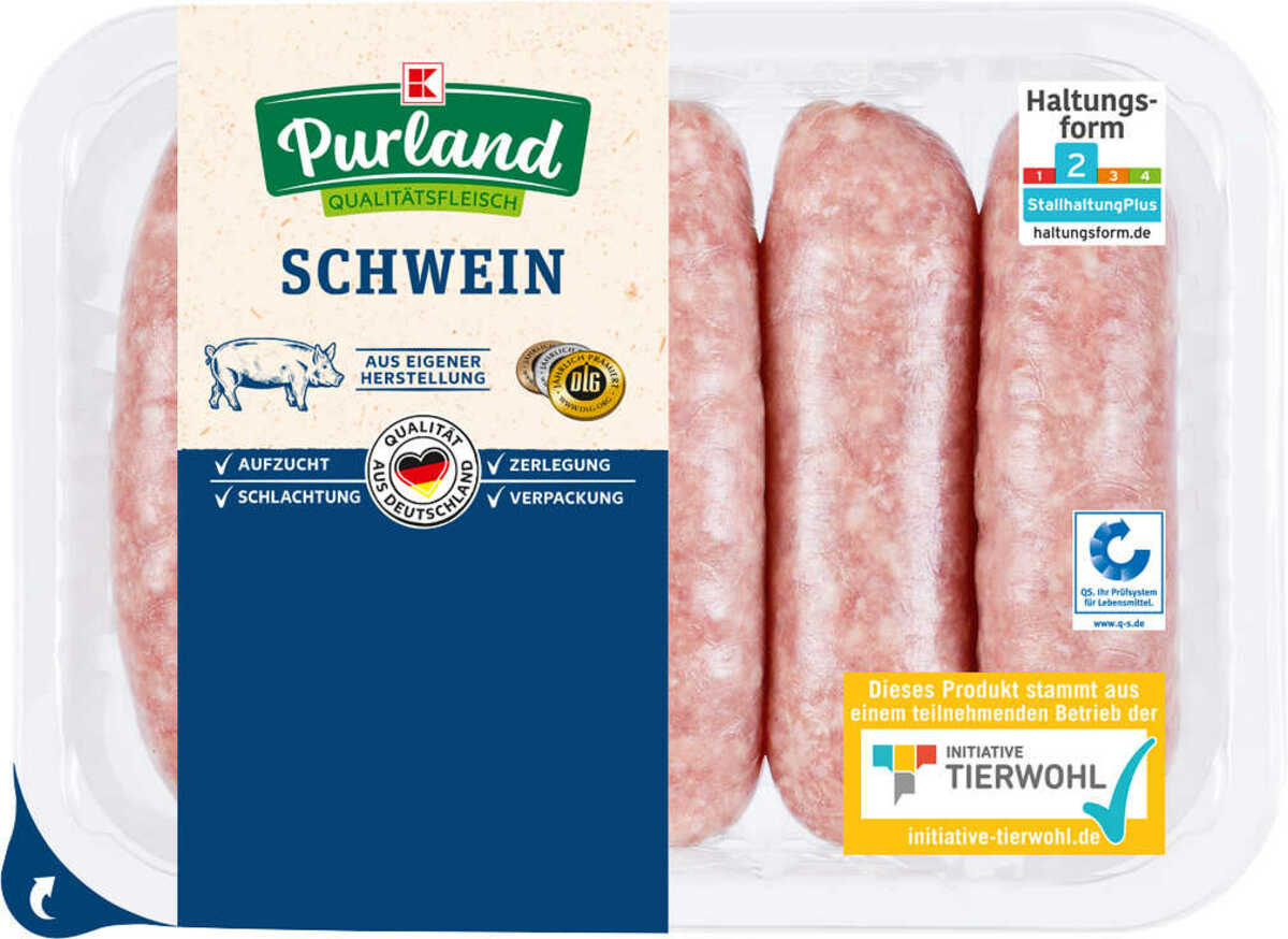 Bild 1 von K-PURLAND Grobe Bratwurst
