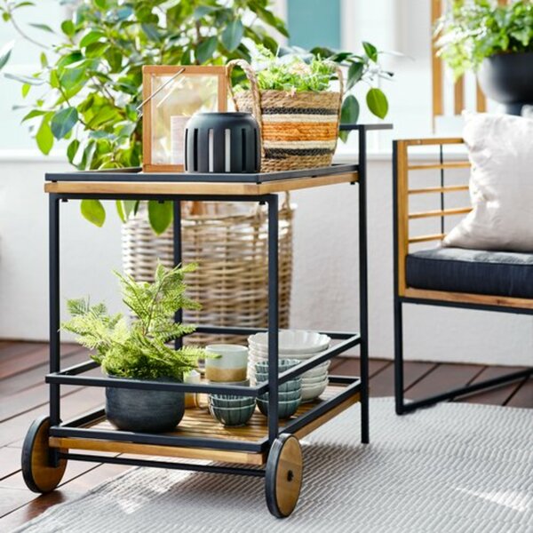Beistellwagen UGILT B52xL89 Hartholz von JYSK für 125 € ansehen!
