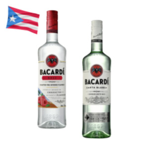 Bacardi Carta Blanca Rum oder Razz