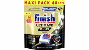 Finish Ultimate Plus Maxi Pack Regular 48 Tabs + Sticker